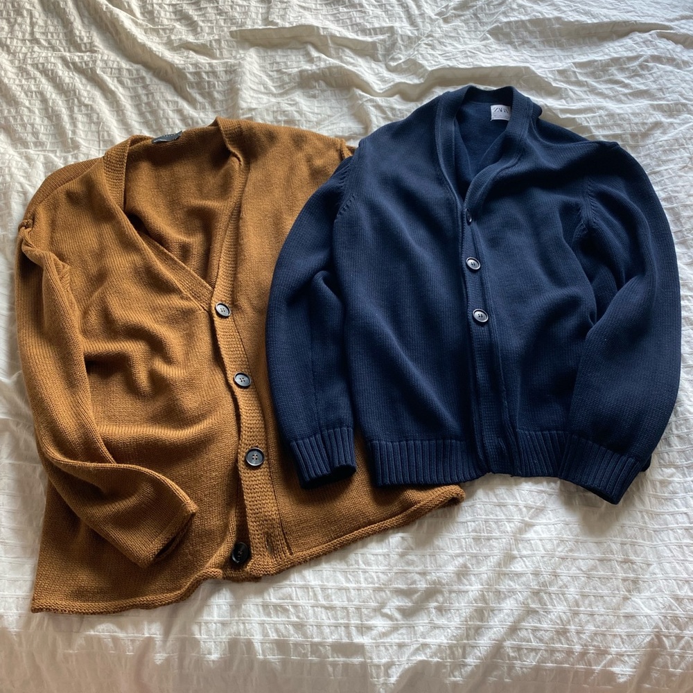 Zara cardigan $ ASOS Cardigan (two for one)
